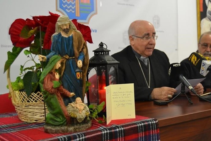 El obispo de Huelva ofrece su mensaje de Navidad 2016.