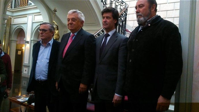 Vidán, Herrero, Rus y Ginés.