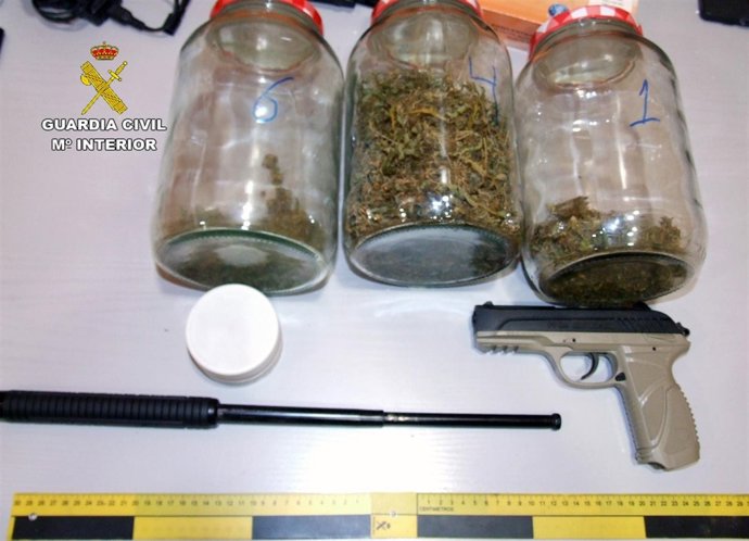 Efectos incautados por la Guardia Civil