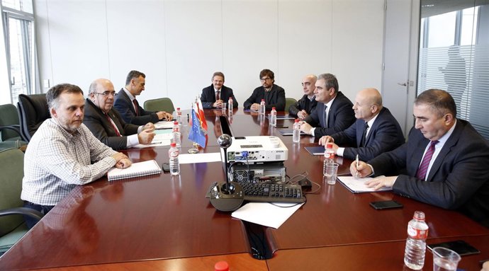 Oria con el ministro de Georgia