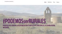 Militantes de Podemos de la "España rural" se unen y reclaman atención en Vistalegre II
