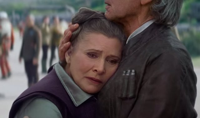 Carrie Fisher, la princesa Leia en Star Wars