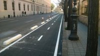 Valencia abre 1,5 kilómetros del anillo ciclista