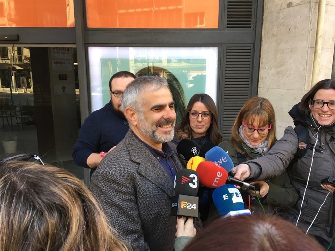El portavoz de C's en el Parlament, Carlos Carrizosa.