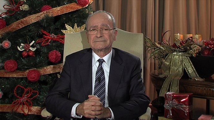 Francisco de la Torre, alcalde de Málaga, NAvidad 