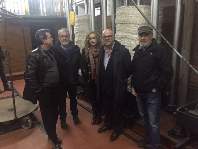 Visita del diputado de Turismo de Jaén a Hacienda Santa María de Linares
