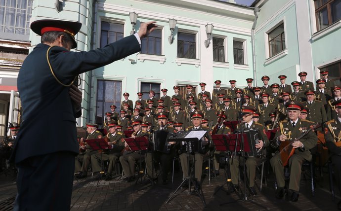Imágenes de archivo del coro militar ruso fallecido en el accidente aéreo 