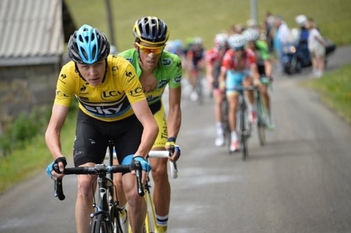 Froome y Contador en el Criterium Dauphine