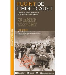 Cartel de la muestra 'Fugint de l'Holocaust'
