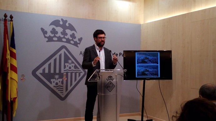Antoni Noguera presenta el proyecto europeo Cooling line green para Sa Riera
