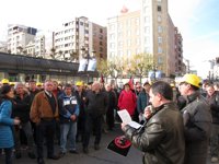 Agricultores se concentran para exigir unos criterios "justos" en reparto del viñedo