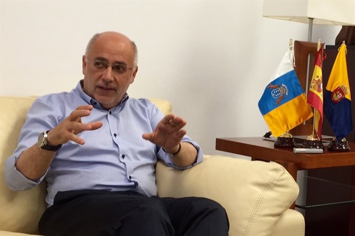 El presidente del Cabildo de Gran Canaria, Antonio Morales