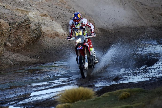 Joan Barreda preparando el Dakar