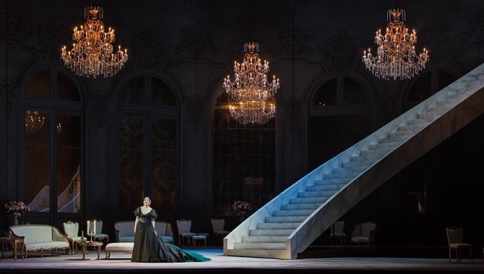 LRepresentación de 'La traviata'