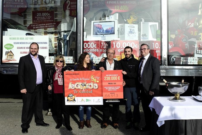 Ganador de 'La Gorda de Navidad' del Complejo Castejón.