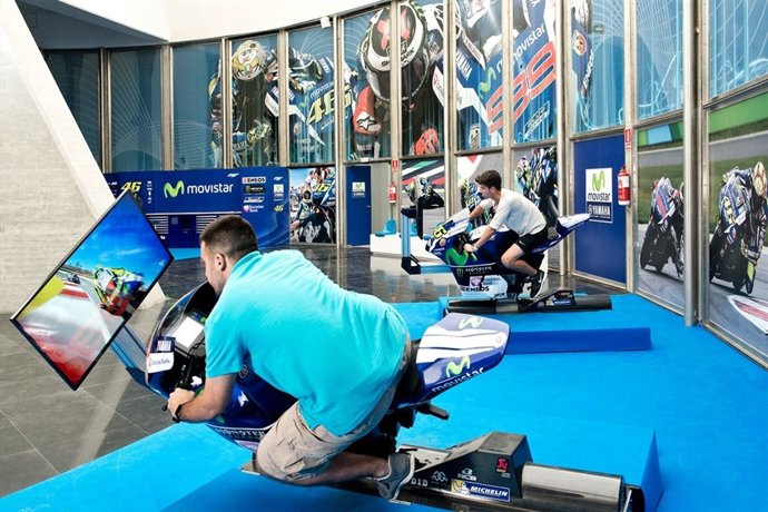 Simulador en el Open Camp de Barcelona