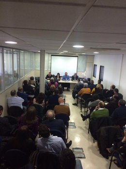 Reunión de los cargos socialistas afines a Pedro Sánchez en Madrid