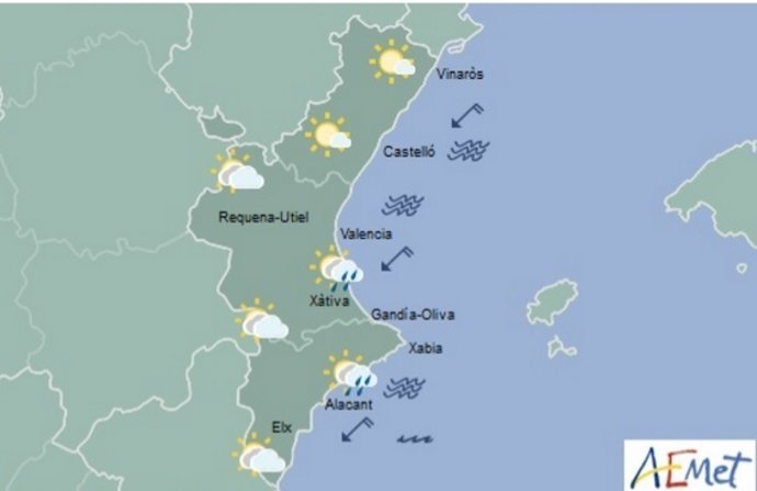LLuvias y descenso de temperaturas