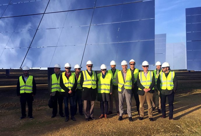 Visita de socios de Abengoa Masdar y EDF Energy.