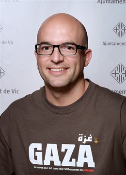Joan Coma, concejal de la CUP en Vic