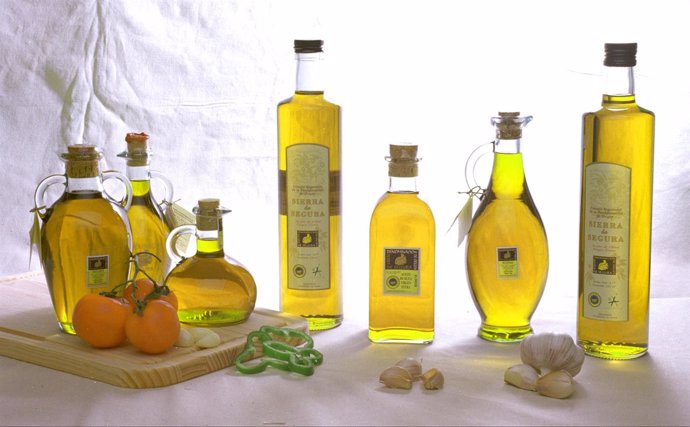 Aceites de oliva con Denominación de Origen Sierra de Segura.