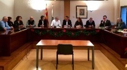 El conseller J.Rull preside una reunión sobre la descontaminación de Flix