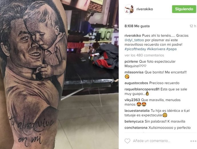 Tatuaje de Kiko Rivera 