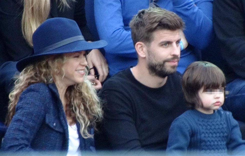 Shakira, Piqué y su hijo Milan