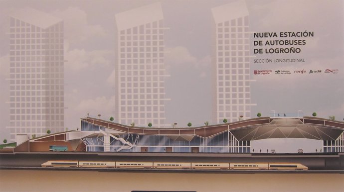 Imagen del proyecto de futura estación de autobuses