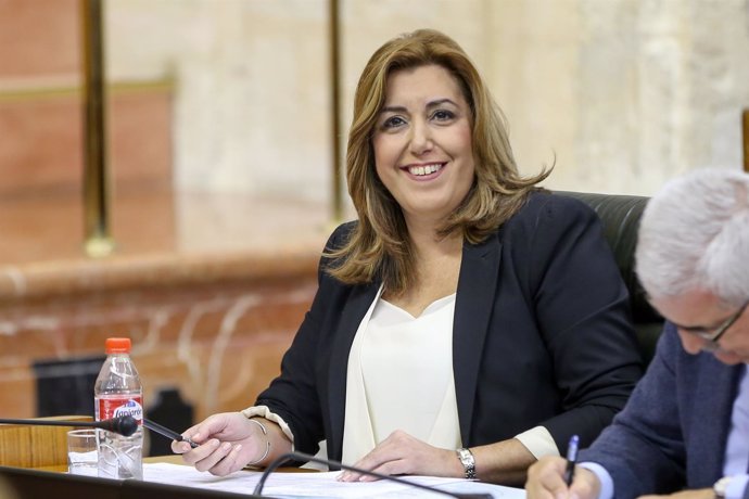 La presidenta de la Junta de Andalucía, Susana Díaz