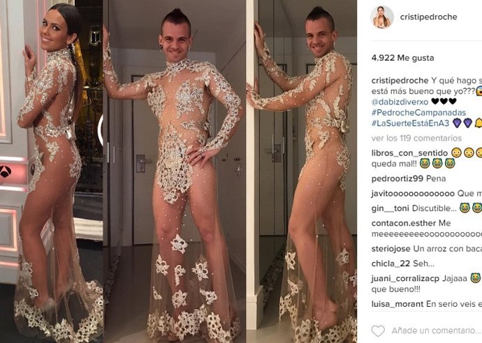 Dabid Muñoz y Cristina Pedroche por Instagram