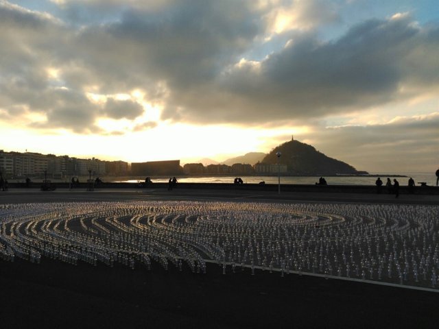 Instalación de Irantzu Lekue en San Sebastián