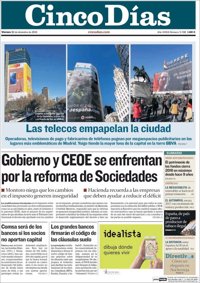 Las portadas de los periódicos económicos de hoy, viernes 30 de diciembre