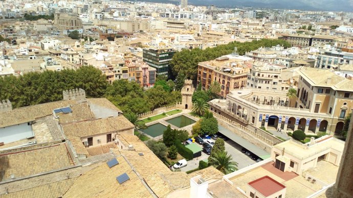 Vista de Palma desde la Catedral