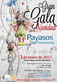 Payasos Sin Fronteras celebrará su Gran Gala de Navidad el próximo martes 