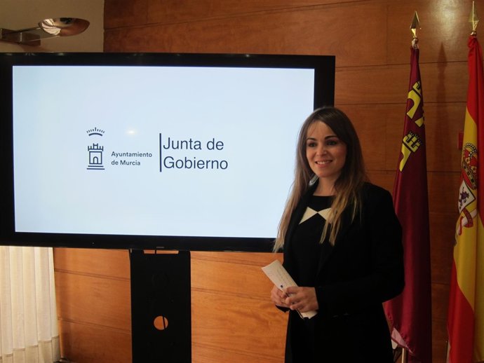 Rebeca Pérez, en la rueda de prensa