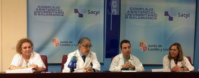 Rueda de prensa del Hospital Clínico de Salamanca