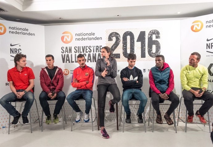 Nuria Fernández antes de la San Silvestre Vallecana