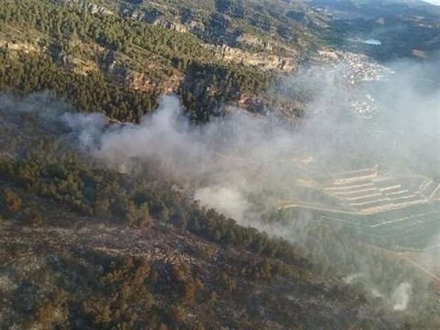 Incendio de junio en Bolbaite