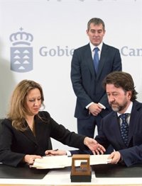 Alonso tiende la mano a Morales para que "deje atrás la pelea" por el Fdcan