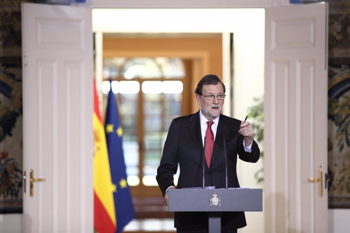 Rajoy comparece en la Moncloa