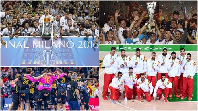 Equipos triunfadores del deporte español en 2016