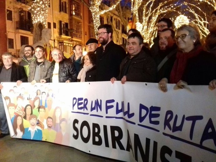 Momento de la manifestación