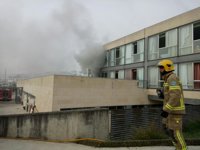 Evacuado un centro de personas con discapacidad intelectual en Alcántara por un incendio