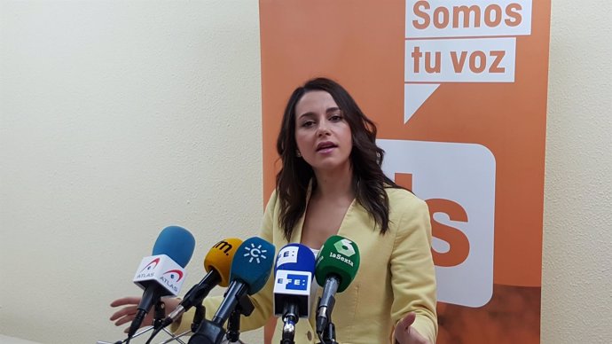La presidenta de Ciudadanos en el Parlamento de Cataluña, Inés Arrimadas