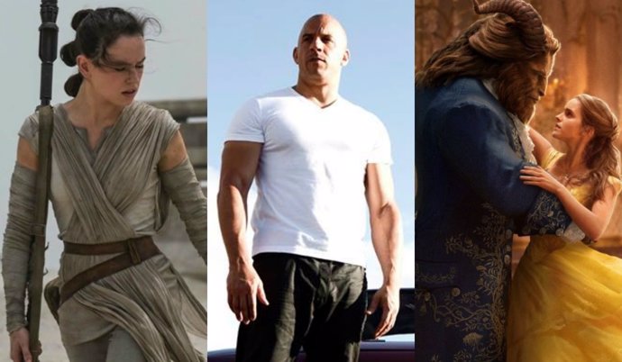 Star Wars, Fast and Furious y La Bella y la Bestia