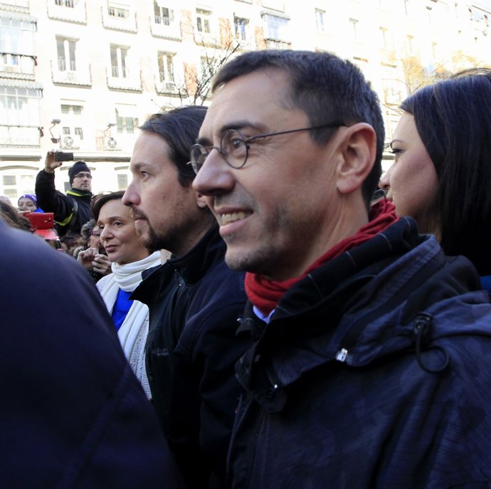 Pablo Iglesias y Juan Carlos Monedero