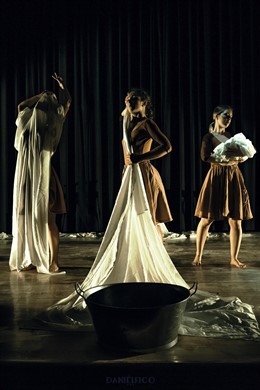 Representación de 'La intimidad de Yerma' de Teatro Márgenes.