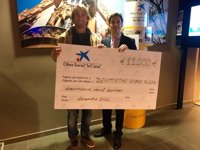 'la Caixa' del Port de Pollença entrega 4.000 euros a Dentistas sobre Ruedas