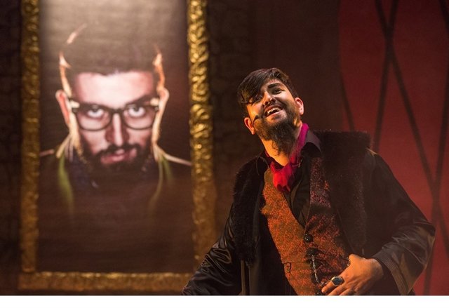 Manu Sánchez durante uno de sus anteriores espectáculos